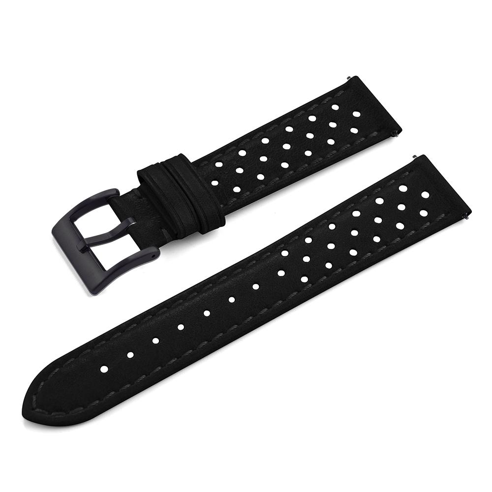 Vintage Genuine Leather Strap for Omega For Samsung Galaxy Watch 6 5 4 Soft Cowhide Breathable Wristband 18mm 20mm 22mm Bracelet