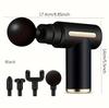 Portable Handheld Electric Muscle Massager Gun, Deep Tissue Impact Electric Muscle Massager, Suitable for Sports and Fitness