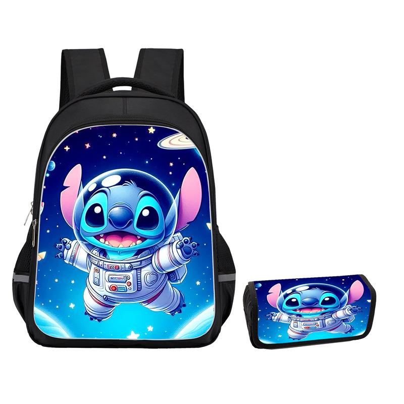 Stitch Peripheral Anime Backpack Men'S And Women'S School Bags