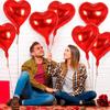 100/5PCS Red Heart Love Balloons Inflatable Aluminum Foil Balloon for Birthday Party Ornament Valentine's Day Wedding Party Gift