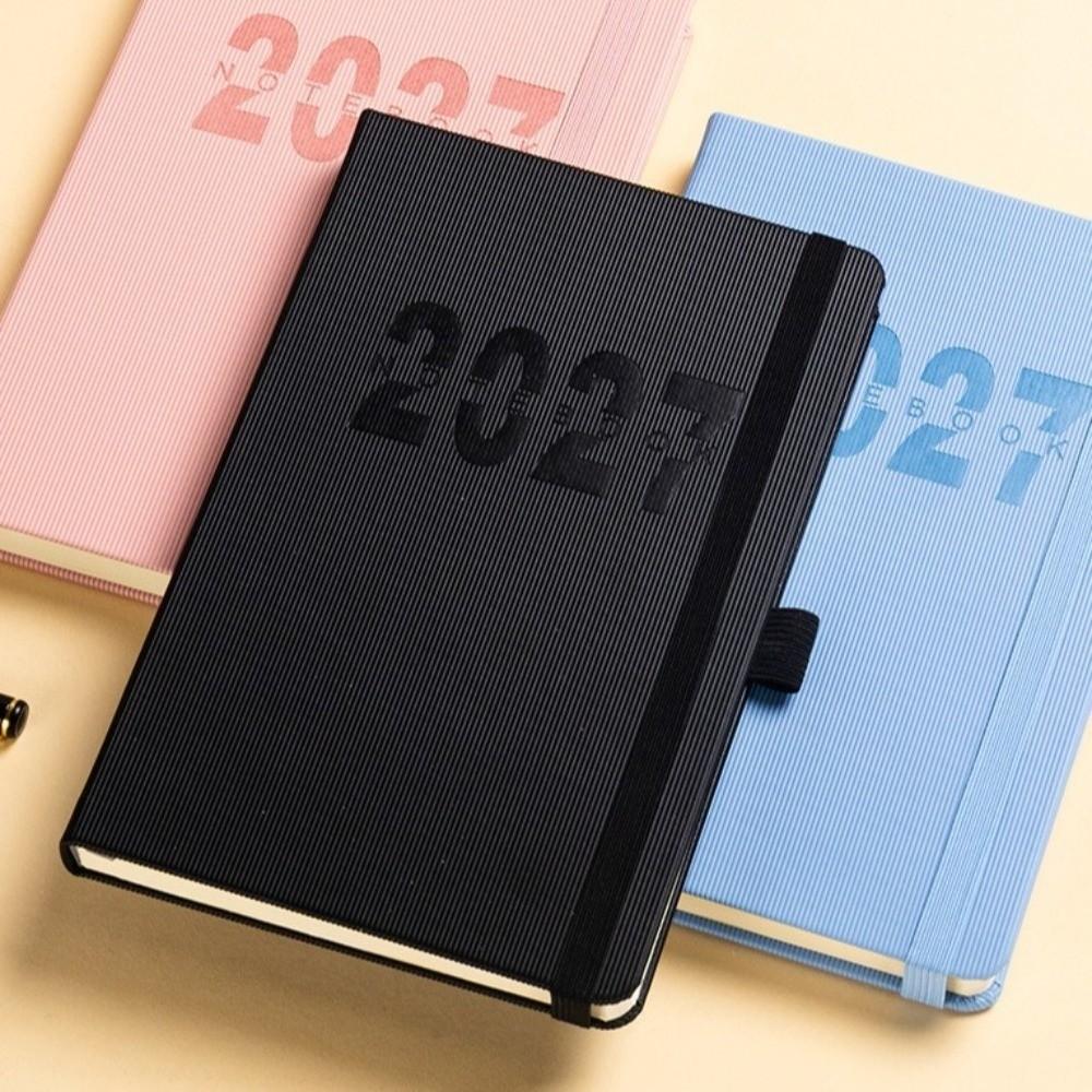 Wear-resistant A5 Agenda Planning Notebook 12 Months Office Work Planner School Office Supplies