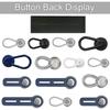 24 Pcs Extender Button Set, Flexible Adjustable Elastic Waist Extender Button, Invisible Collar Neck Extenders, No-Sew Extend Buttons