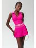 Alo Golf Pleated Skirt & Sleeveless High-End Yoga Tank Top Set - Women's Summer Clothing