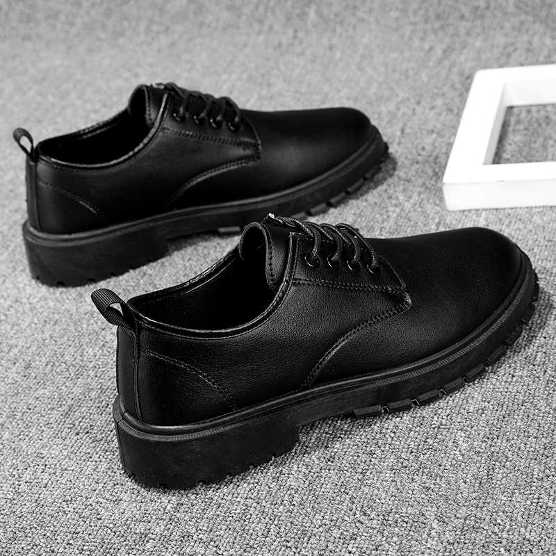 Fashion Thick Heeled Height Increasing Shoes Men Brand Dress Men Low Heel Dress Shoes Sneakers Sport Sneakersy 2025 School