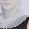 Chiffon Neck Gaiter with Earloops for Women Breathable UV Sun Protection