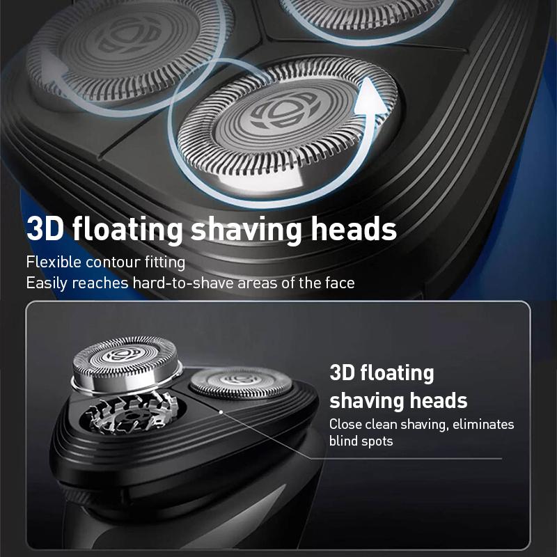 Philips Electric Shaver Mini Whirlwind Upgraded Imported 3 Blade Full Body Waterproof and Clean Shaver S1125 [1 Hour Fast Charging]