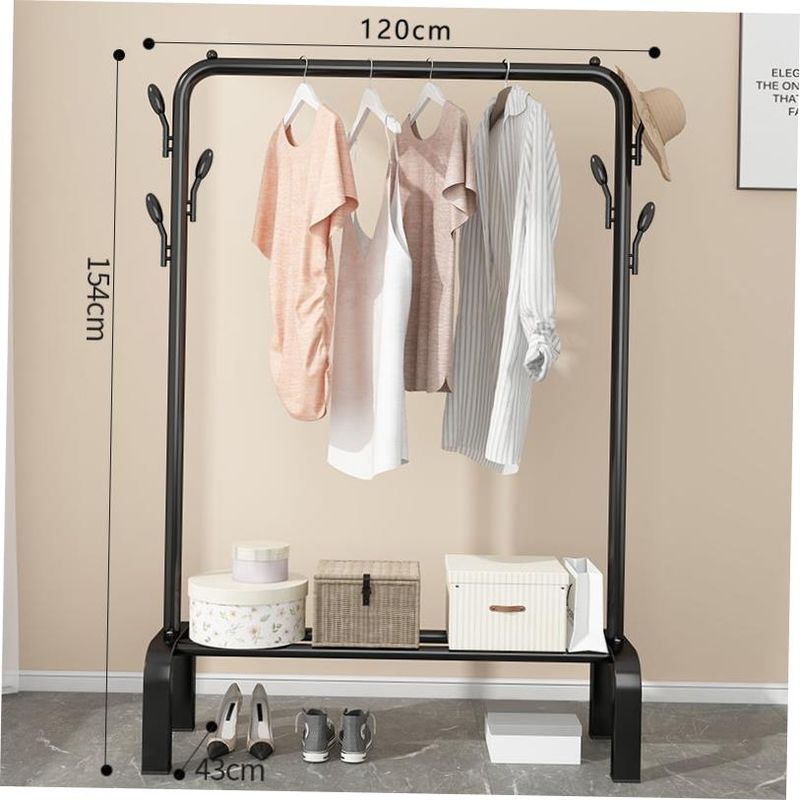 Hanging Clothes Rack One-pole Hanger Bedroom Simple Drying