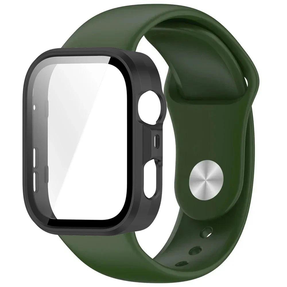 For Huawei Watch Fit 3 Fit 4 Fit 4 Pro PC Case With Silicone Strap Sports Wristband Integrated Protective Cover Replacement Set