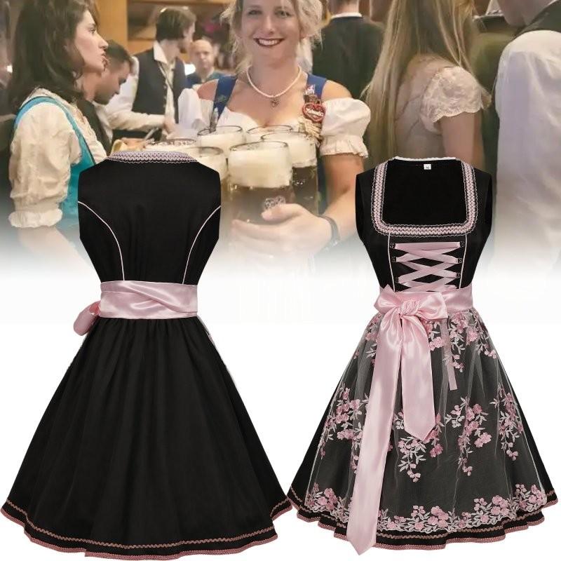 Women Cosplay Oktoberfest Dresses Slip Skirt Festival Stage Clothing Performance