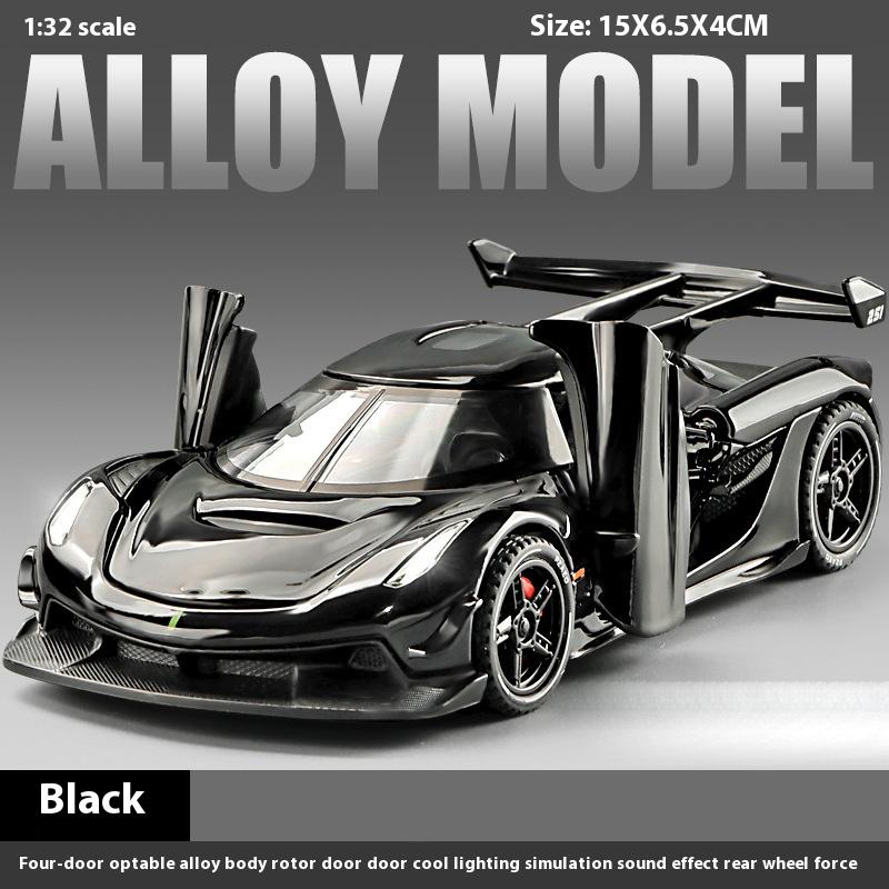 

1:32 Jesko With Parking Lot Light Supercar Alloy Diecast Metal Model Car Sound Collectible Holiday Gift for Enthusiast Boyfriend