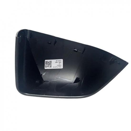 Driver side For Tesla Model y Pearl White Rear View Side Mirror Cover skull cap