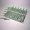 1pcs Luminous Car Stickers trument Panel Button Sticker PVC Truck Decoration Rocker Switch Label Circuit Decal For Boat Truck