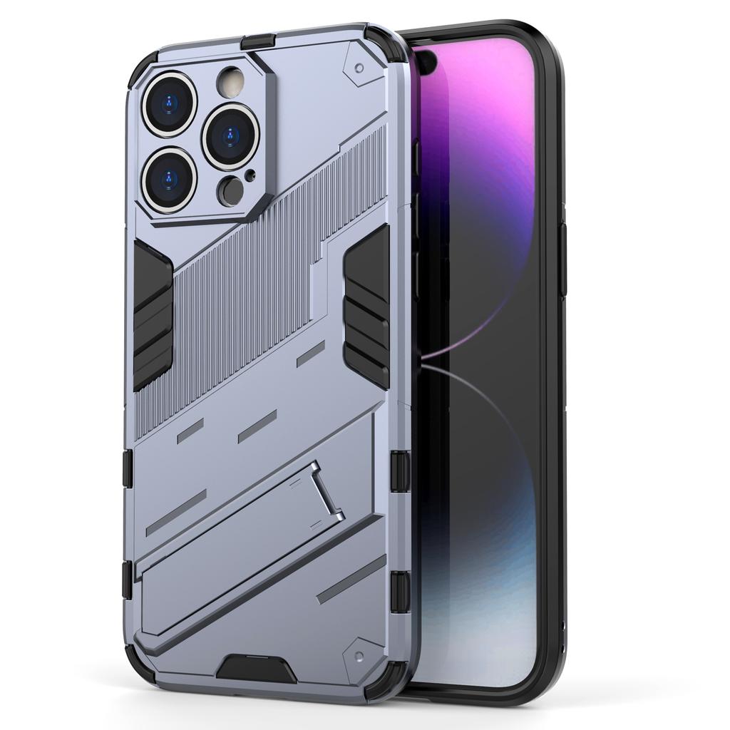 Kickstand Phone Case for iPhone 15 Pro Max,Drop Protection Phone Cover PC+TPU Back Shell