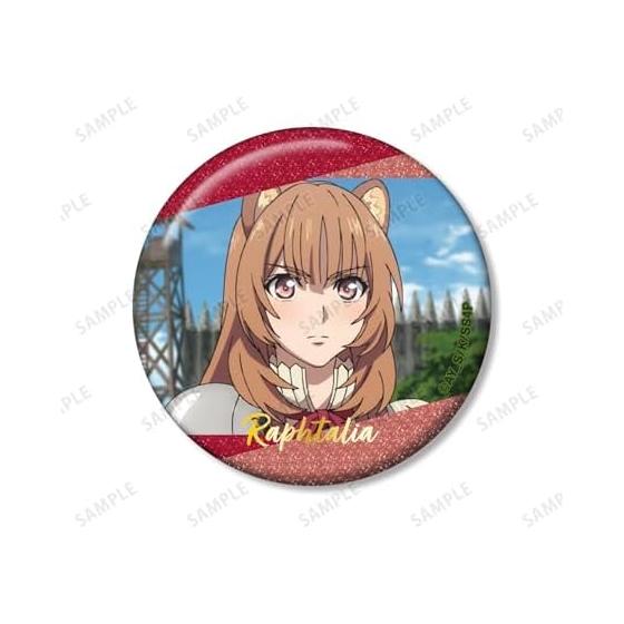 The Rising of the Shield Hero Season 4 Raphtalia Scene Photo Glitter Can Badge Set of 3