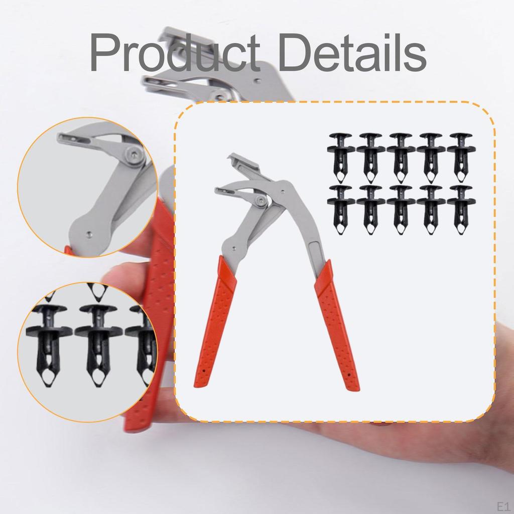 Removal Pliers with Rivets Trim Snap for Auto Door Panels Clips
