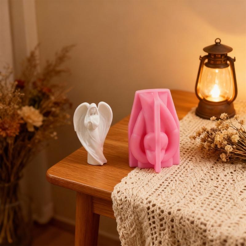 Angel Wing Silicone Molds for Handmade Candle Soap Home Decoration Multipurpose Silicones Moulds for Epoxy Resin Craft