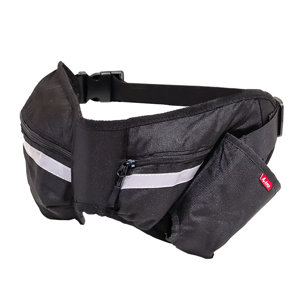 Aimedia Arco Waist Support Walking Bag with Bottle Holder Pouch/Running Pouch/Waist