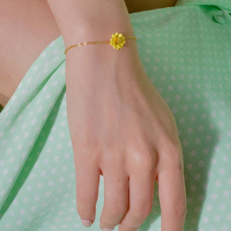 Dana Burton Spike Flower Bracelet