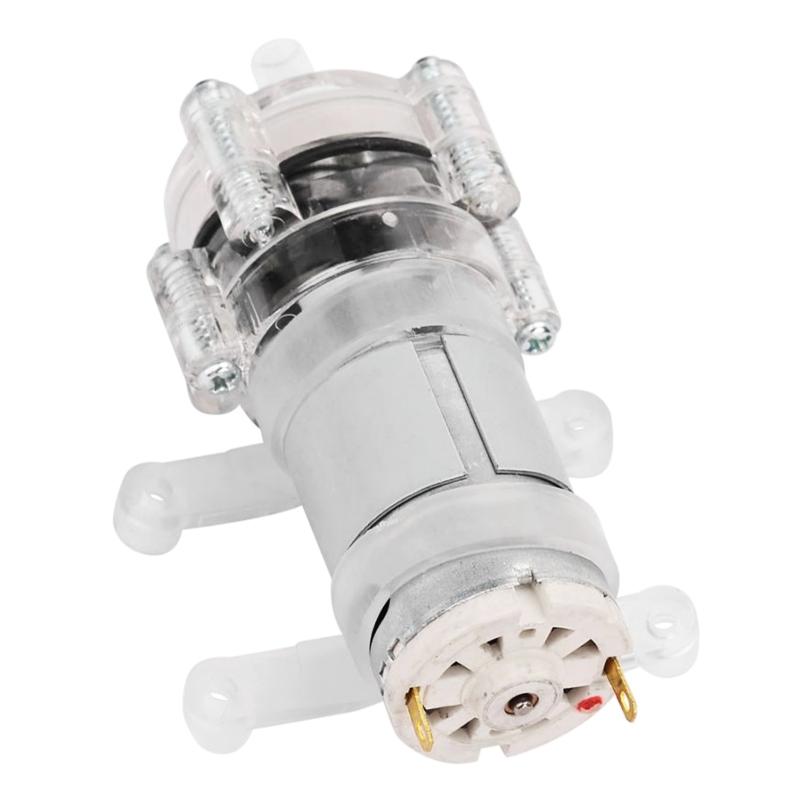 DC6-12V Mini Diaphragm Type Air Pumps Water Pump Micro Vacuum Motor 1.5-2L/Min 6W/H Ultra Silent for Fish Tanks Aquarium