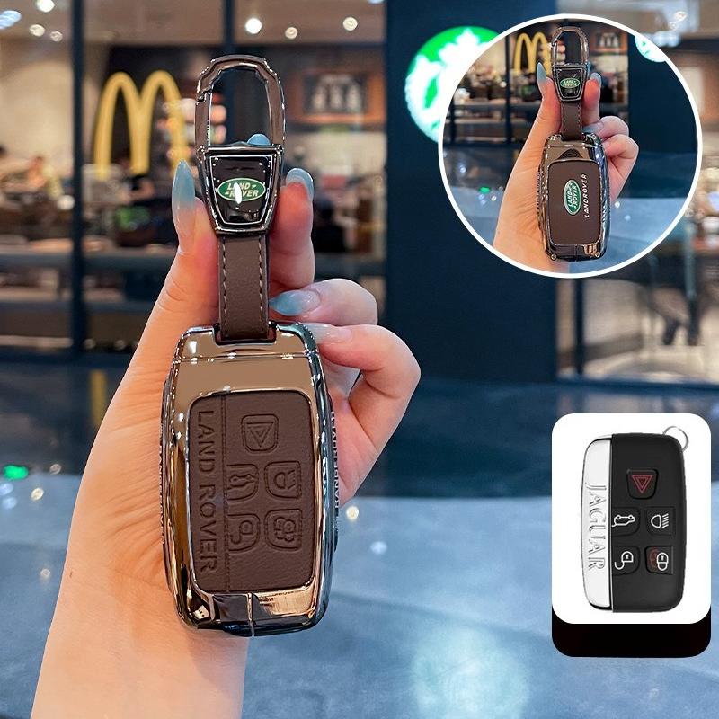 2024 Sonderedition Land Rover Schlüsselhülle für Range Rover Discovery 4 Sport / Evoque / Defender / Velar Auto Schale Schnalle Tasche