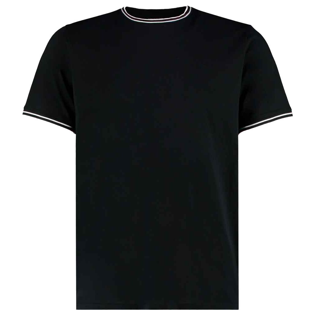 Kustom Kit Mens Fashion Fit Tipped T-Shirt