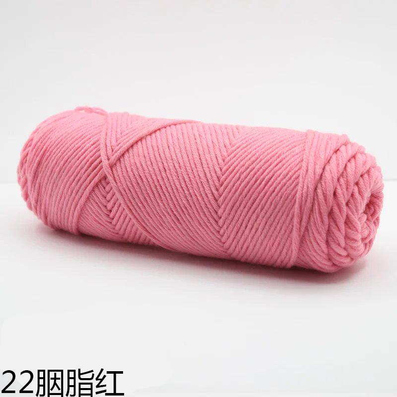 100g/Klubko Bavlněná Vlna Ručně Pletený Šátek Rukavice Čepice Silná Příze Vícebarevná Ozdoba Přírodní Materiál Měkký Materiál