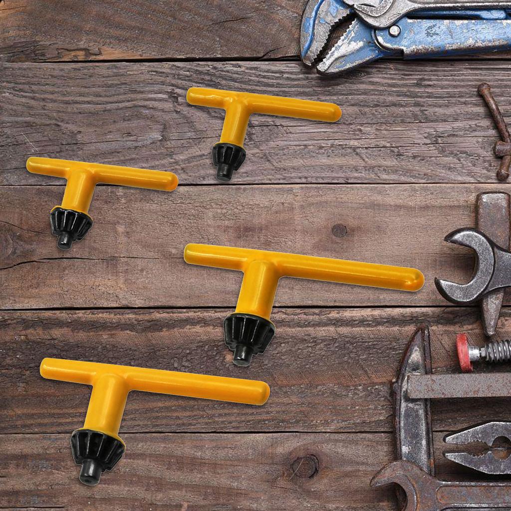 Upgrades Drill Chuck Wrench High Carbon Steel Manual Tool Precisions Chuck Tool for Precision Hand Tool Application