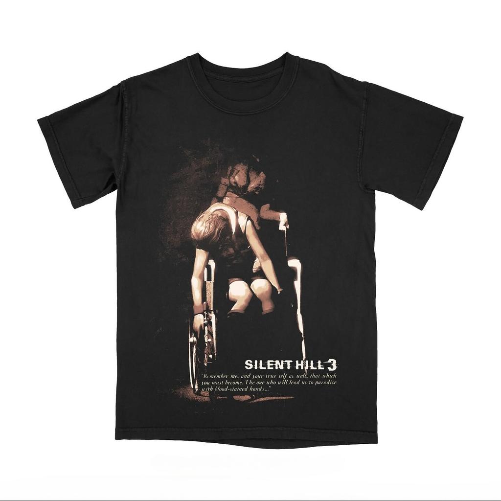 Silent Hill 2 Videogame Black Retro Gaming TShirt Tee Men Women Holiday Casual Short Sleeve Tee Top Loose Tshirt