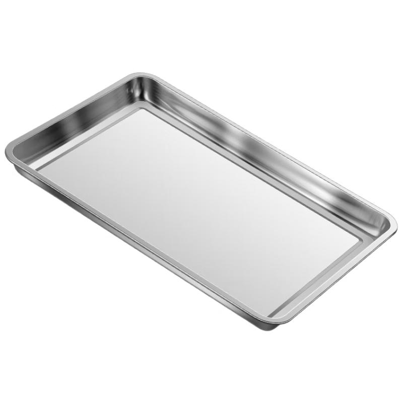 Commercial 304 Stainless Steel Non-Perforated Steaming Tray