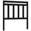 VidaXL Headboard Black 81x4x100 Cm Solid Pine Wood 814073
