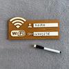 1pc Rustic Wooden WiFi Password Sign, Vintage Wall Mounted Wireless Network Indicator Plaque, Multi Purpose Home Decor Accessory, No Power Needed