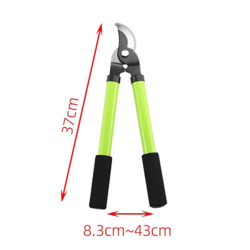 

14 Inch Pruning Shears Portable Pruner Garden Bonsai Plants Farm Home Pruning Equipment Coarse Branch Cut Hand Gardening Tools зелений