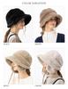 Faux Fur Amy Newsboy Cap with Large Long and Wide Light UV Adjustable Perfect for Fall and Winter Loo&c Women's 2-Way Ears, Size, Brim, 100% Blocking,