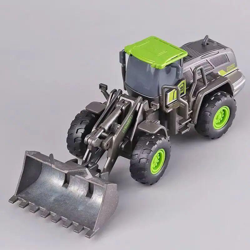 Bulldozer Engineering Diecast Dozer Toys For Boys Alloy+Plastic Tractor Kids Construction Truck Children Vehicle Model Gift