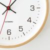 KATOMOKU kryssfinerklokke 4 km-44NA veggklokke kontinuerlig sekundviser diameter 25,2 cm (kvarts klokke)