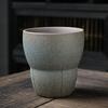 Japanese Style Coarse Ceramic Espresso Cup Retro Ceramic Kung Fu Tea Cup Office and Home Water Cup