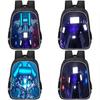Vibrant Cartoon Character Backpack For Kids Stylish Oxford Cloth Large Capacity