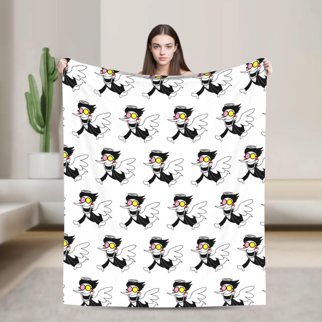 Delta Rune Kris Deltarune Blankets Wool Novelty Soft Throw Blankets for Bed Sofa Summer