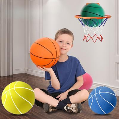 Leiser Basketballschlägerball für Kinder im Indoor-Training, leiser Schwamm, elastischer kleiner Ball, Spielzeug
