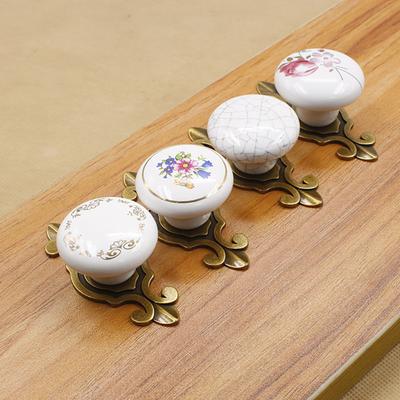 Schubladengriff Verdickung Angenehme Haptik Runde Keramik Schranktürknauf für Möbel