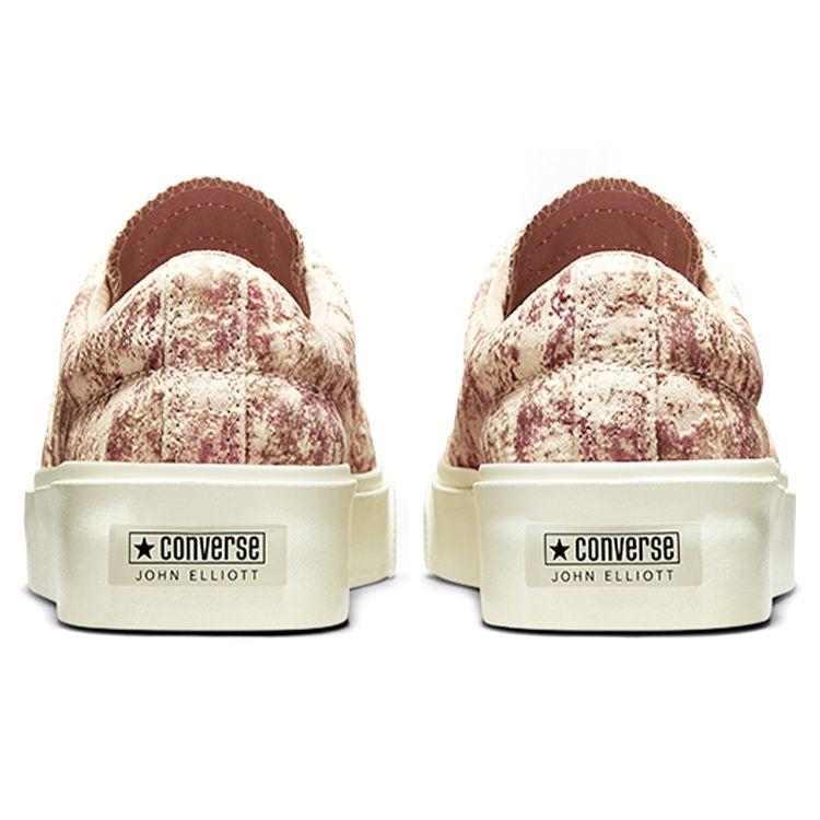 John Elliott x Converse Skid Grip Antique White Brown Unisex Sneakers Egret 172577C