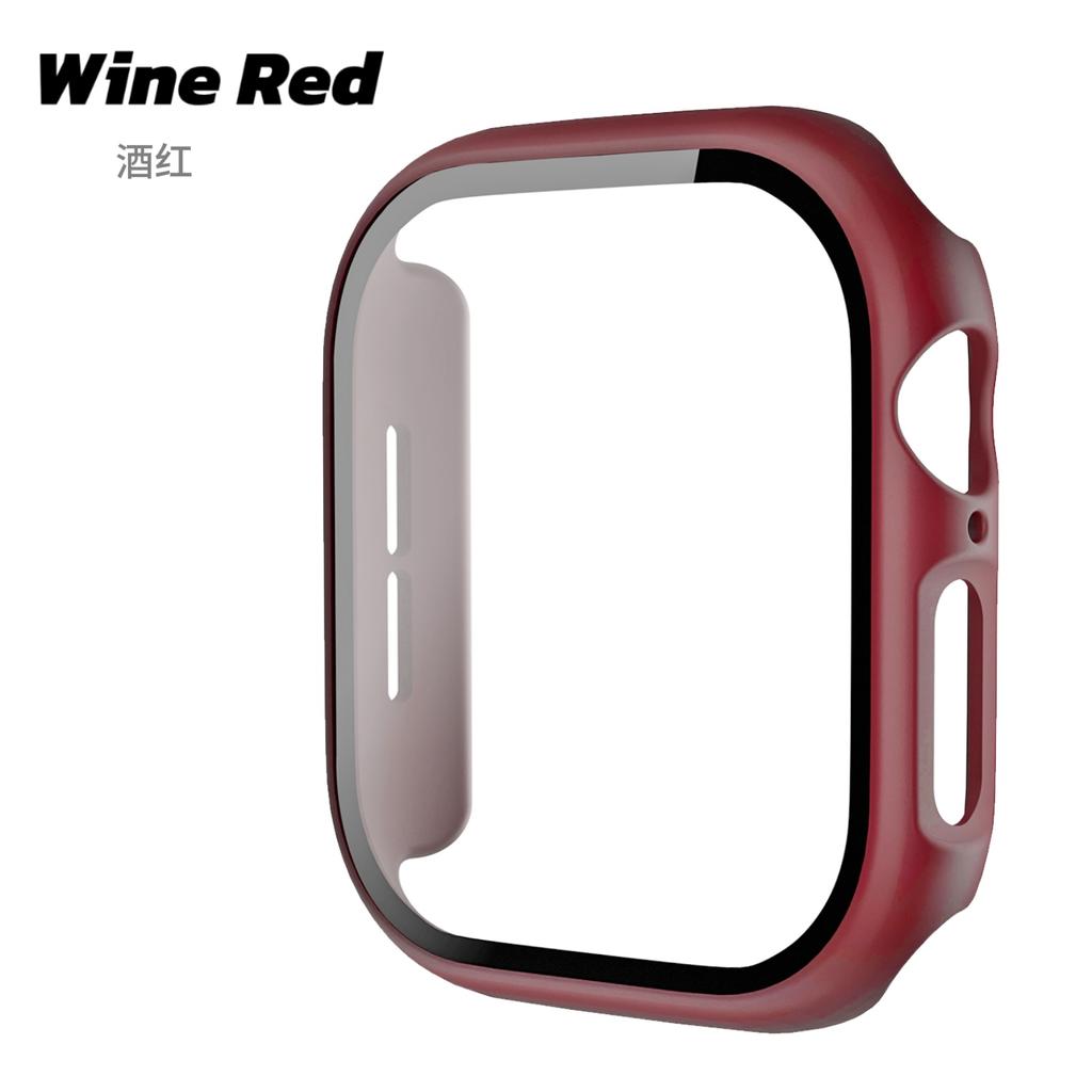 Tempered Glass+Cover For Apple Watch 10 46mm Matte Hard PC Bumper Screen Protector Case iWatch Series 10 42mm Accessories