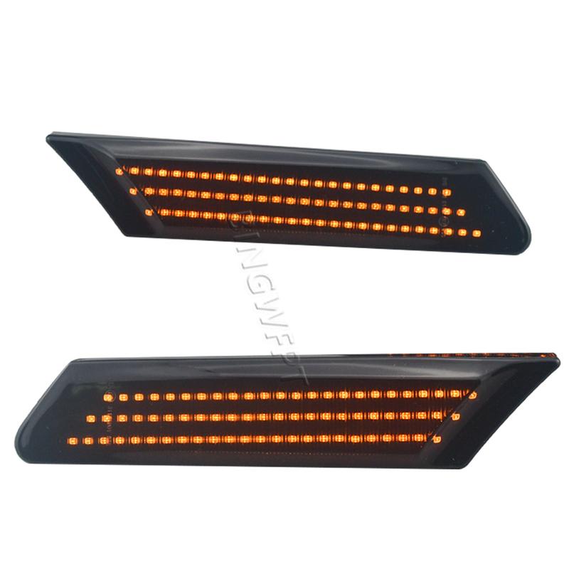Left+Right For Porsche Boxster 987 (Spyder) Cayman 987 (Sport) 2005-2013 LED Amber Side Marker Turn Signal Light