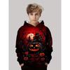 Kids Clothes Jack O' Lantern 3D Print Boys Sweatshirt Halloween Children Top Pumpkin Graphic Hoodies for Boy Children's Clothing