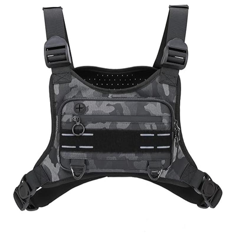 

Tactical Chest Bag For Outdoor Activities With Oxford Fabric Versatile Storage For Running And Hiking Enthusiasts камуфляжний