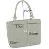 Kitamura Y-1329 Semi-Shoulder Bag, Sand Beige with White Stitching, A4 Size, Shrink-Wrapped Material, Scratch-Resistant, 52901