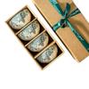 Japanese-Style Ceramic Tableware Set, Underglaze Color Dish Set, Rose High-Value Opening Business Event Gift Bowl
