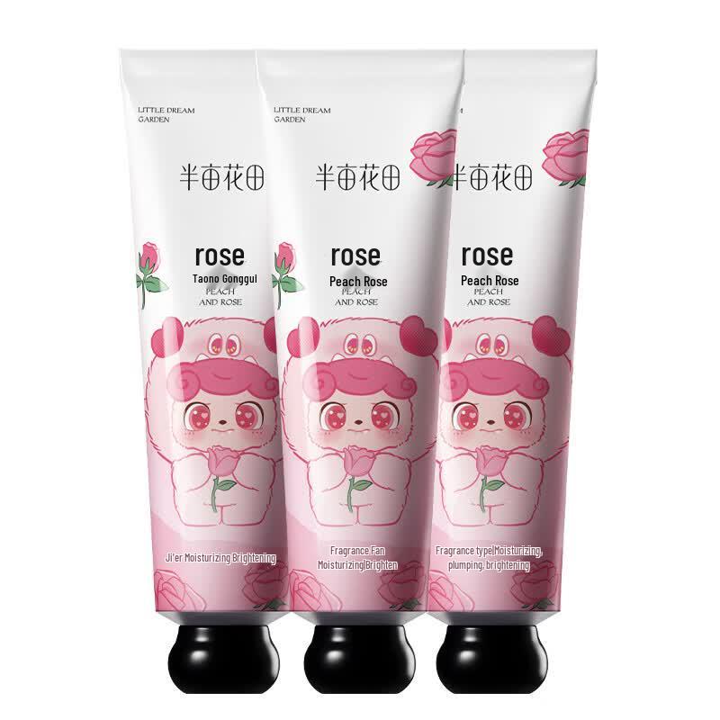 Ban Mu Hua Tian Peach Rose Essential Oil Hand Cream Set