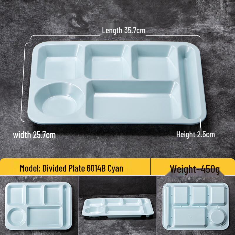 Commercial Food-Grade Multi-Compartment Melamine Tray