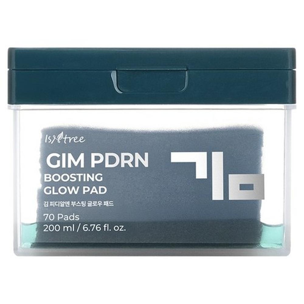 ISNTREE Gim PDRN Boosting Glow Pad 200 מ"ל 70 יחידות - פד זוהר בוסט הידרציה, קוריאני